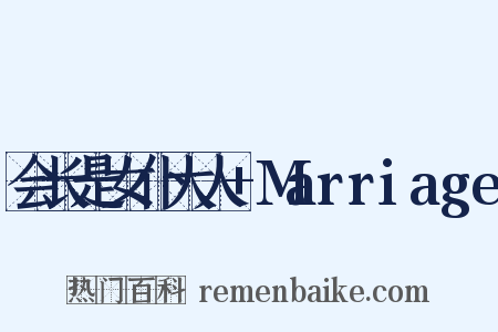 会长是女仆大人+Marriage是什么意思的图片